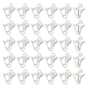 Ph Pandahall About 20Pcs Tibetan Style Alloy Pendants Antique Silver Charms Ice